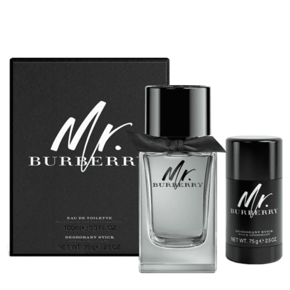 Burberry Mr Burberry Eau de Toilette, 100 ml + Deodorant Stick 75 ml Travel Gift Set